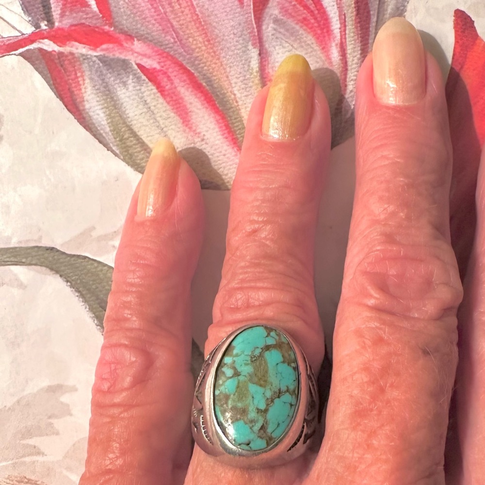 Southwest Turquoise and Silver Ring